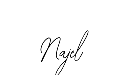 This is the best signature style for the Najel name. Also you like these signature font (Bearetta-2O07w). Mix name signature. Najel signature style 12 images and pictures png