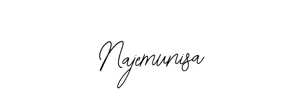 Once you've used our free online signature maker to create your best signature Bearetta-2O07w style, it's time to enjoy all of the benefits that Najemunisa name signing documents. Najemunisa signature style 12 images and pictures png