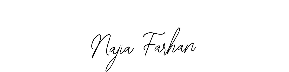 You can use this online signature creator to create a handwritten signature for the name Najia Farhan. This is the best online autograph maker. Najia Farhan signature style 12 images and pictures png
