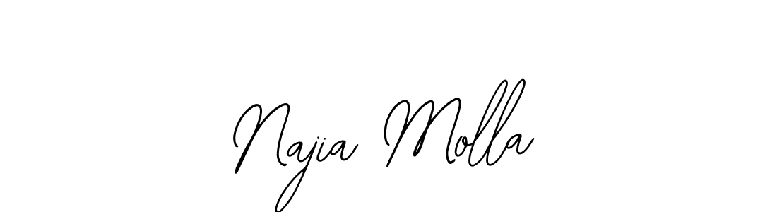 Also we have Najia Molla name is the best signature style. Create professional handwritten signature collection using Bearetta-2O07w autograph style. Najia Molla signature style 12 images and pictures png