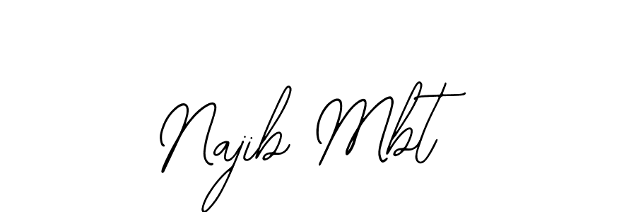 Also we have Najib Mbt name is the best signature style. Create professional handwritten signature collection using Bearetta-2O07w autograph style. Najib Mbt signature style 12 images and pictures png