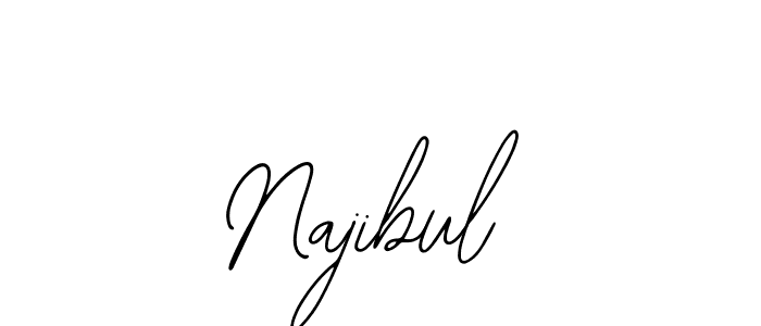 The best way (Bearetta-2O07w) to make a short signature is to pick only two or three words in your name. The name Najibul include a total of six letters. For converting this name. Najibul signature style 12 images and pictures png