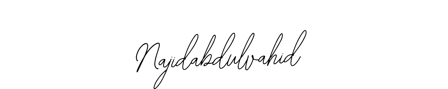 It looks lik you need a new signature style for name Najidabdulvahid. Design unique handwritten (Bearetta-2O07w) signature with our free signature maker in just a few clicks. Najidabdulvahid signature style 12 images and pictures png