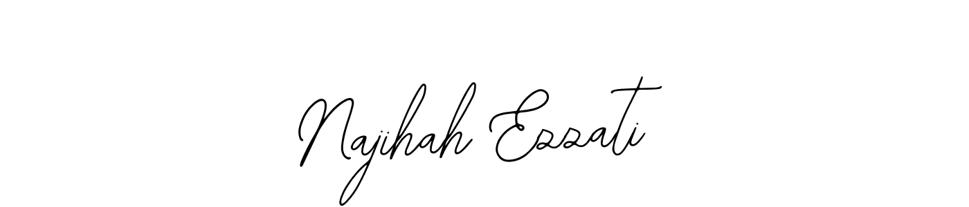 Design your own signature with our free online signature maker. With this signature software, you can create a handwritten (Bearetta-2O07w) signature for name Najihah Ezzati. Najihah Ezzati signature style 12 images and pictures png