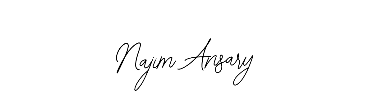 Similarly Bearetta-2O07w is the best handwritten signature design. Signature creator online .You can use it as an online autograph creator for name Najim Ansary. Najim Ansary signature style 12 images and pictures png