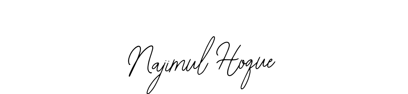 Design your own signature with our free online signature maker. With this signature software, you can create a handwritten (Bearetta-2O07w) signature for name Najimul Hoque. Najimul Hoque signature style 12 images and pictures png