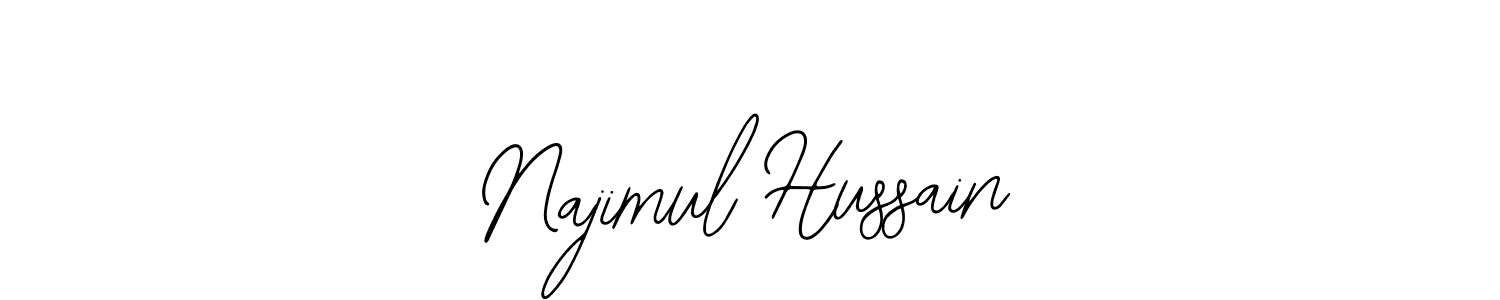 Najimul Hussain stylish signature style. Best Handwritten Sign (Bearetta-2O07w) for my name. Handwritten Signature Collection Ideas for my name Najimul Hussain. Najimul Hussain signature style 12 images and pictures png