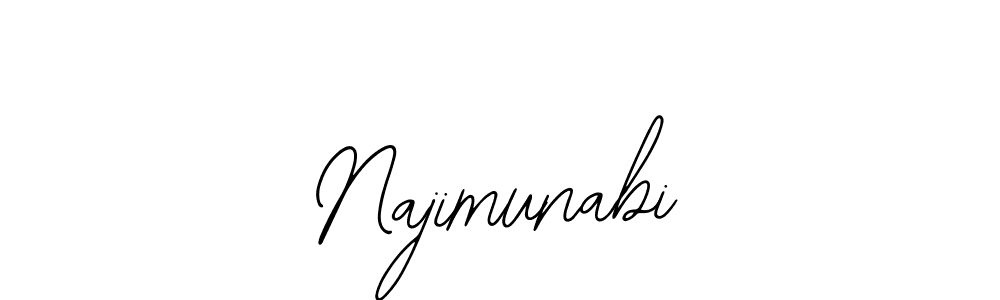 Best and Professional Signature Style for Najimunabi. Bearetta-2O07w Best Signature Style Collection. Najimunabi signature style 12 images and pictures png