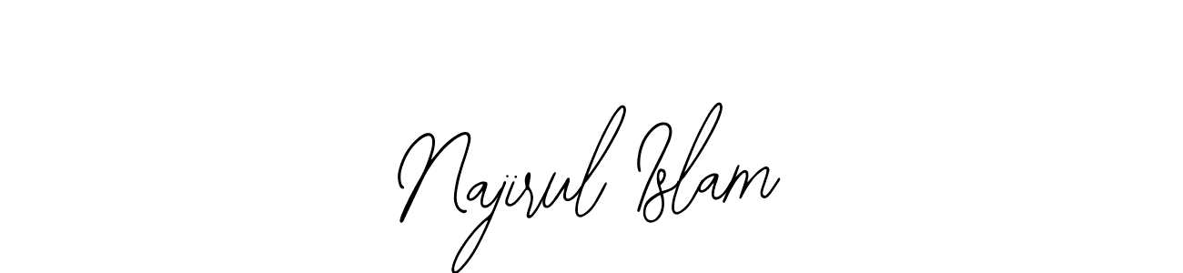 Design your own signature with our free online signature maker. With this signature software, you can create a handwritten (Bearetta-2O07w) signature for name Najirul Islam. Najirul Islam signature style 12 images and pictures png