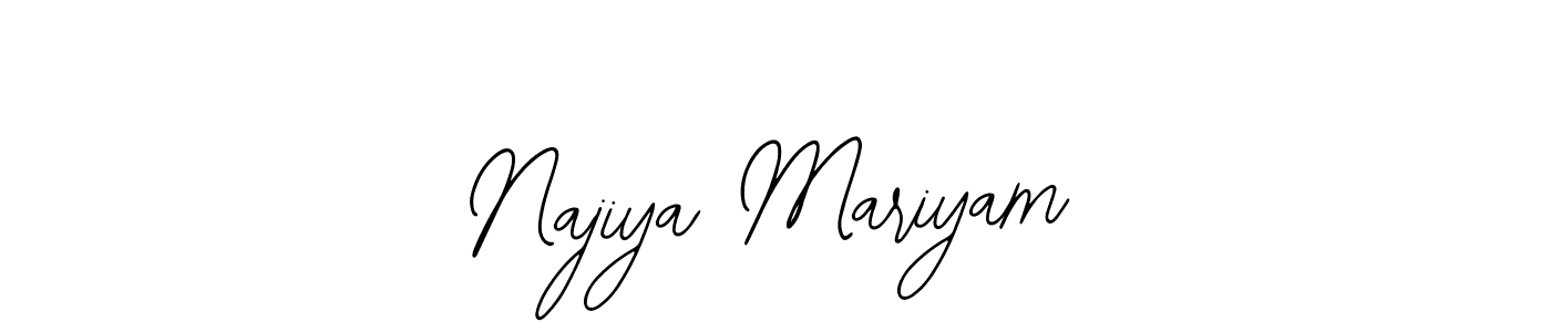 Once you've used our free online signature maker to create your best signature Bearetta-2O07w style, it's time to enjoy all of the benefits that Najiya Mariyam name signing documents. Najiya Mariyam signature style 12 images and pictures png