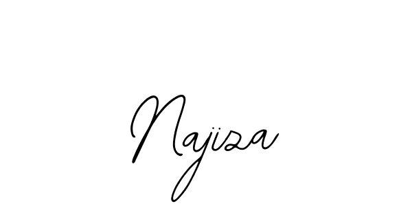 The best way (Bearetta-2O07w) to make a short signature is to pick only two or three words in your name. The name Najiza include a total of six letters. For converting this name. Najiza signature style 12 images and pictures png
