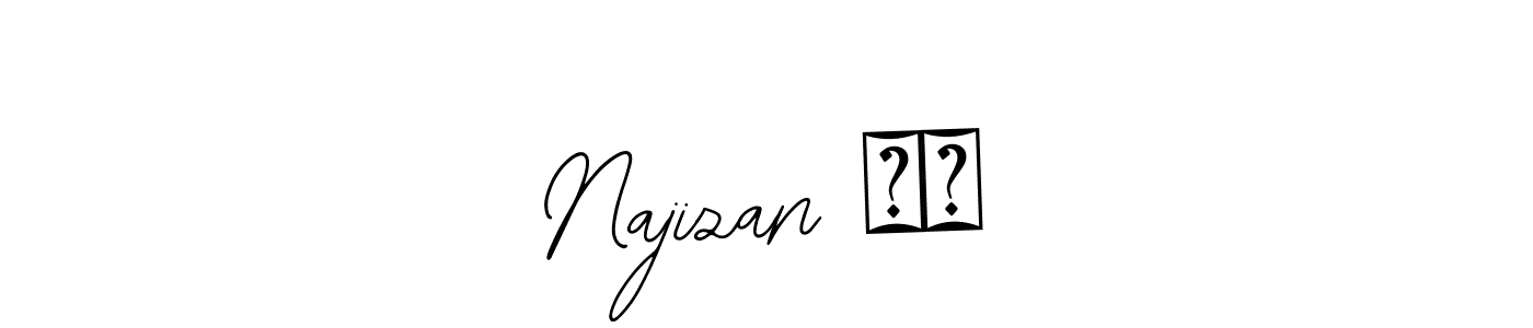This is the best signature style for the Najizan ❤️ name. Also you like these signature font (Bearetta-2O07w). Mix name signature. Najizan ❤️ signature style 12 images and pictures png