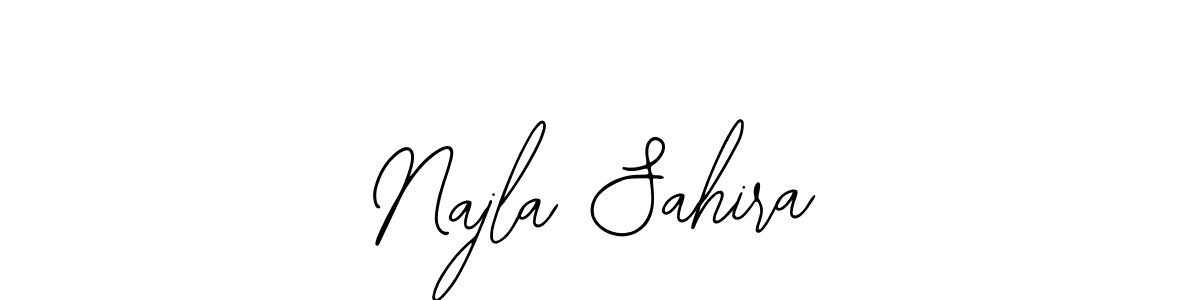 It looks lik you need a new signature style for name Najla Sahira. Design unique handwritten (Bearetta-2O07w) signature with our free signature maker in just a few clicks. Najla Sahira signature style 12 images and pictures png