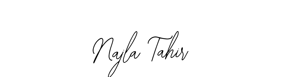 Make a beautiful signature design for name Najla Tahir. With this signature (Bearetta-2O07w) style, you can create a handwritten signature for free. Najla Tahir signature style 12 images and pictures png