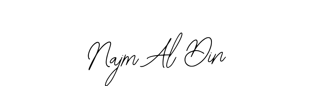 Use a signature maker to create a handwritten signature online. With this signature software, you can design (Bearetta-2O07w) your own signature for name Najm Al Din. Najm Al Din signature style 12 images and pictures png