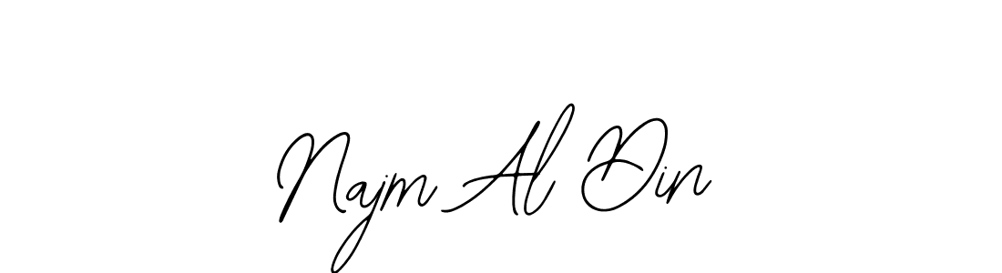 if you are searching for the best signature style for your name Najm Al Din. so please give up your signature search. here we have designed multiple signature styles  using Bearetta-2O07w. Najm Al Din signature style 12 images and pictures png