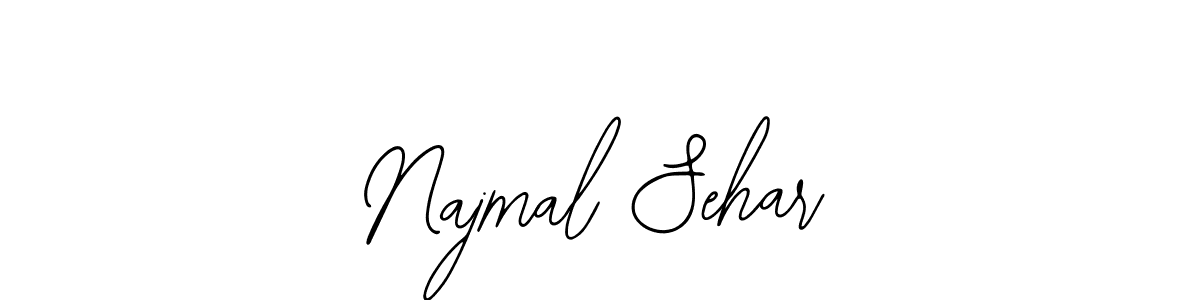 How to make Najmal Sehar signature? Bearetta-2O07w is a professional autograph style. Create handwritten signature for Najmal Sehar name. Najmal Sehar signature style 12 images and pictures png