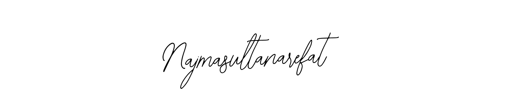 Make a beautiful signature design for name Najmasultanarefat. With this signature (Bearetta-2O07w) style, you can create a handwritten signature for free. Najmasultanarefat signature style 12 images and pictures png