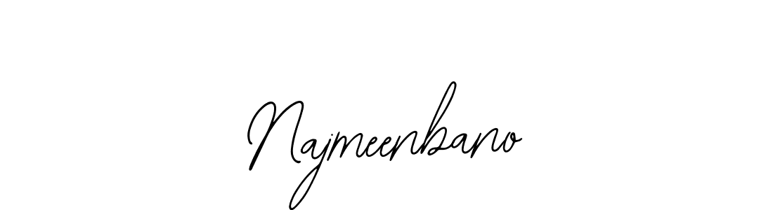 Bearetta-2O07w is a professional signature style that is perfect for those who want to add a touch of class to their signature. It is also a great choice for those who want to make their signature more unique. Get Najmeenbano name to fancy signature for free. Najmeenbano signature style 12 images and pictures png