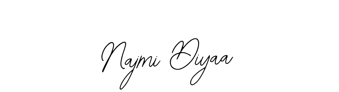 Best and Professional Signature Style for Najmi Diyaa. Bearetta-2O07w Best Signature Style Collection. Najmi Diyaa signature style 12 images and pictures png