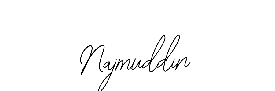 Create a beautiful signature design for name Najmuddin. With this signature (Bearetta-2O07w) fonts, you can make a handwritten signature for free. Najmuddin signature style 12 images and pictures png