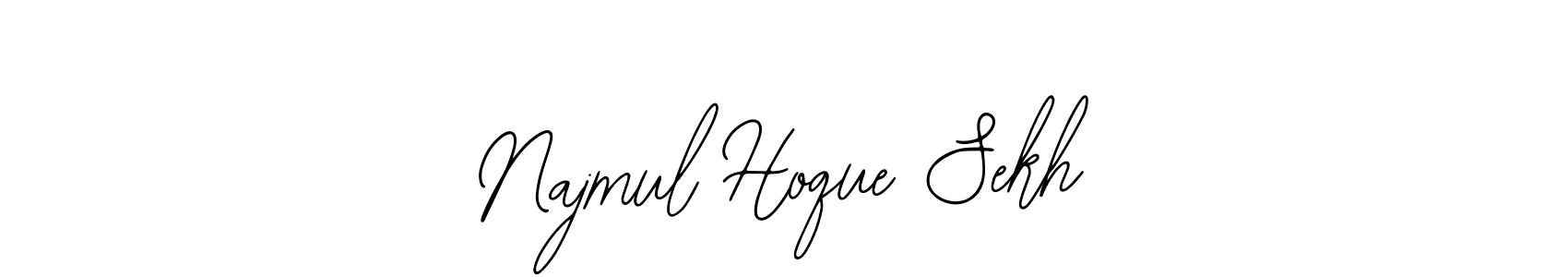 Also You can easily find your signature by using the search form. We will create Najmul Hoque Sekh name handwritten signature images for you free of cost using Bearetta-2O07w sign style. Najmul Hoque Sekh signature style 12 images and pictures png