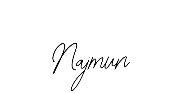 Create a beautiful signature design for name Najmun. With this signature (Bearetta-2O07w) fonts, you can make a handwritten signature for free. Najmun signature style 12 images and pictures png