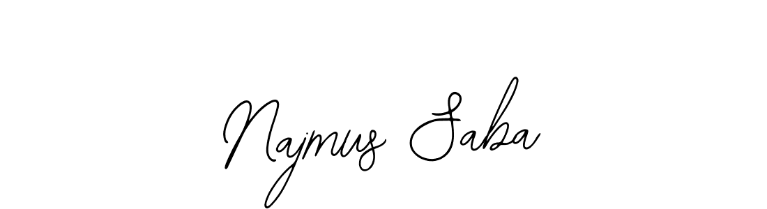 The best way (Bearetta-2O07w) to make a short signature is to pick only two or three words in your name. The name Najmus Saba include a total of six letters. For converting this name. Najmus Saba signature style 12 images and pictures png