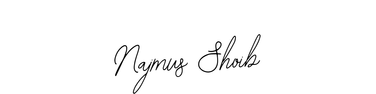 The best way (Bearetta-2O07w) to make a short signature is to pick only two or three words in your name. The name Najmus Shoib include a total of six letters. For converting this name. Najmus Shoib signature style 12 images and pictures png