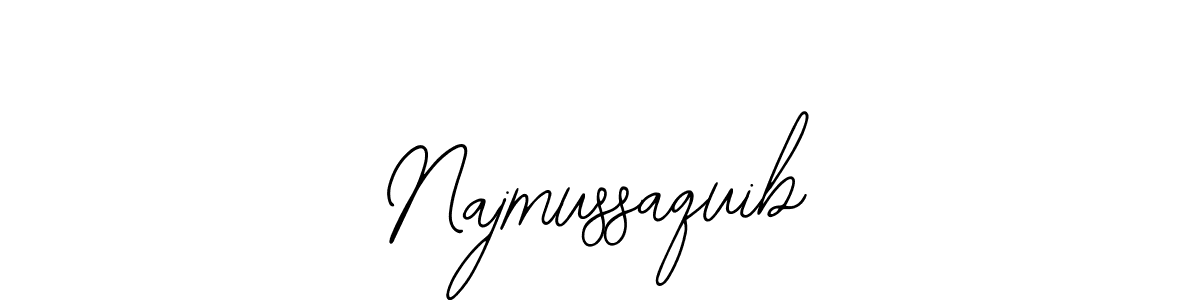 Make a beautiful signature design for name Najmussaquib. With this signature (Bearetta-2O07w) style, you can create a handwritten signature for free. Najmussaquib signature style 12 images and pictures png