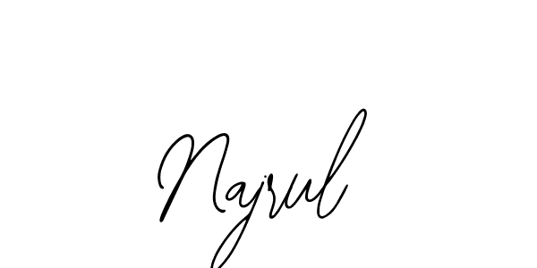 It looks lik you need a new signature style for name Najrul. Design unique handwritten (Bearetta-2O07w) signature with our free signature maker in just a few clicks. Najrul signature style 12 images and pictures png