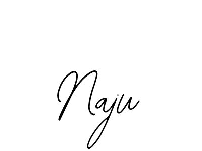 You should practise on your own different ways (Bearetta-2O07w) to write your name (Naju) in signature. don't let someone else do it for you. Naju signature style 12 images and pictures png