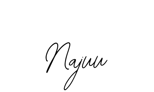 Design your own signature with our free online signature maker. With this signature software, you can create a handwritten (Bearetta-2O07w) signature for name Najuu. Najuu signature style 12 images and pictures png