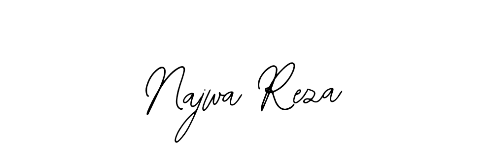 Make a beautiful signature design for name Najwa Reza. With this signature (Bearetta-2O07w) style, you can create a handwritten signature for free. Najwa Reza signature style 12 images and pictures png