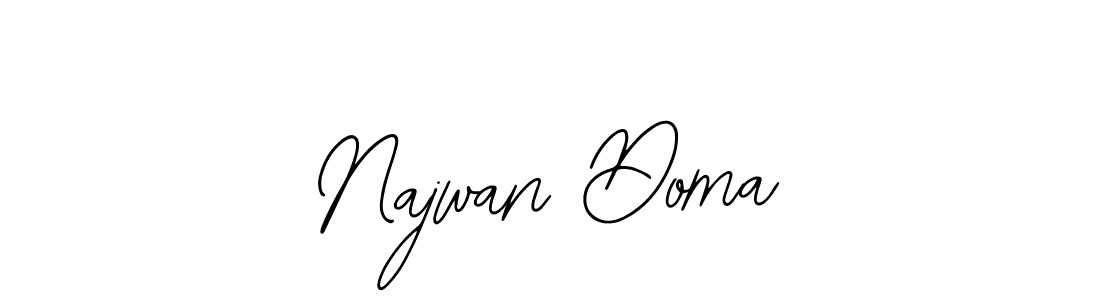 Check out images of Autograph of Najwan Doma name. Actor Najwan Doma Signature Style. Bearetta-2O07w is a professional sign style online. Najwan Doma signature style 12 images and pictures png