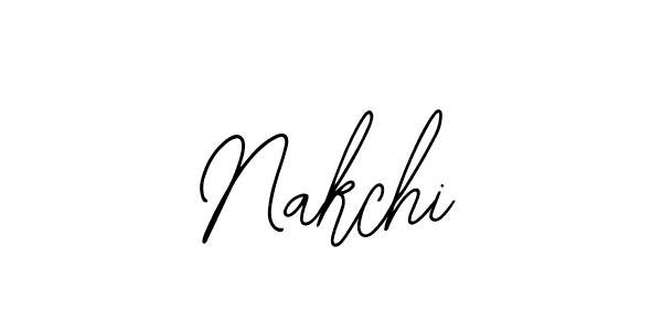 How to make Nakchi name signature. Use Bearetta-2O07w style for creating short signs online. This is the latest handwritten sign. Nakchi signature style 12 images and pictures png