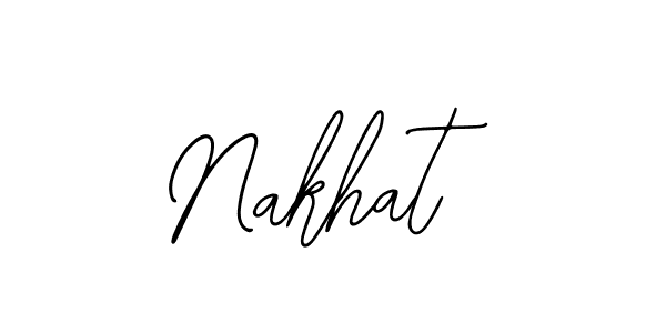 Use a signature maker to create a handwritten signature online. With this signature software, you can design (Bearetta-2O07w) your own signature for name Nakhat. Nakhat signature style 12 images and pictures png