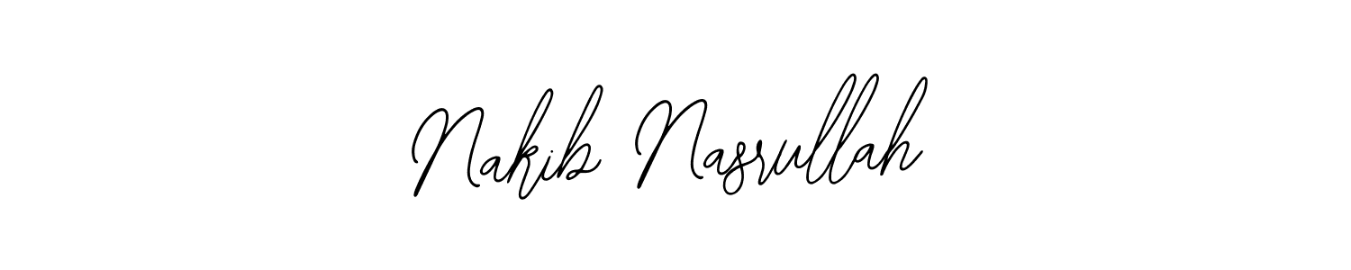 if you are searching for the best signature style for your name Nakib Nasrullah. so please give up your signature search. here we have designed multiple signature styles  using Bearetta-2O07w. Nakib Nasrullah signature style 12 images and pictures png