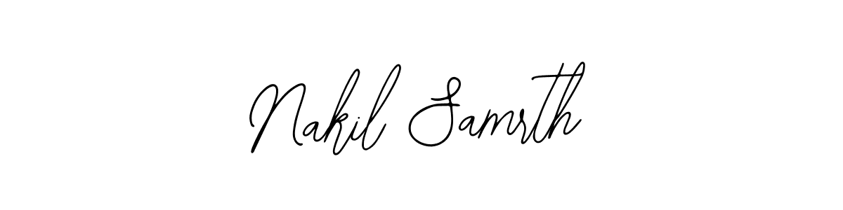 Use a signature maker to create a handwritten signature online. With this signature software, you can design (Bearetta-2O07w) your own signature for name Nakil Samrth. Nakil Samrth signature style 12 images and pictures png