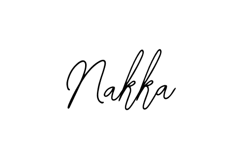 Design your own signature with our free online signature maker. With this signature software, you can create a handwritten (Bearetta-2O07w) signature for name Nakka. Nakka signature style 12 images and pictures png