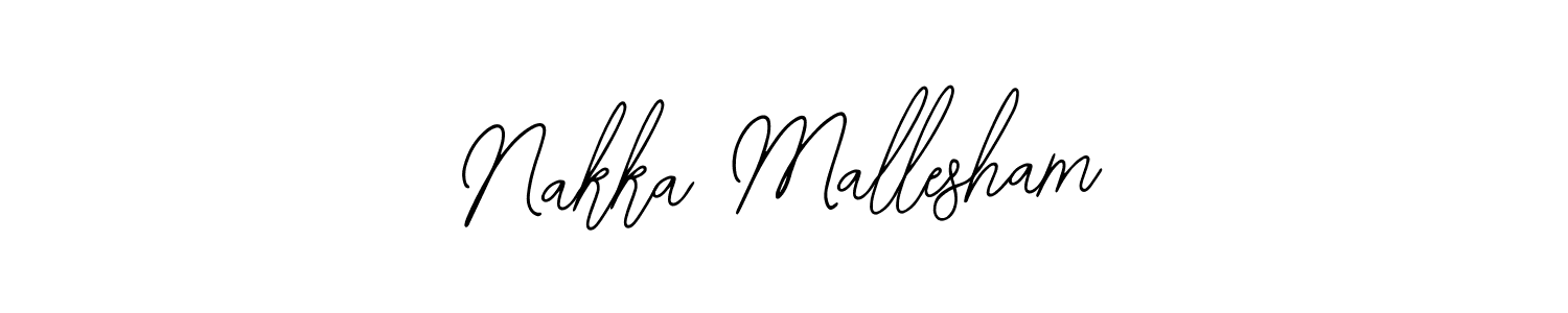Use a signature maker to create a handwritten signature online. With this signature software, you can design (Bearetta-2O07w) your own signature for name Nakka Mallesham. Nakka Mallesham signature style 12 images and pictures png