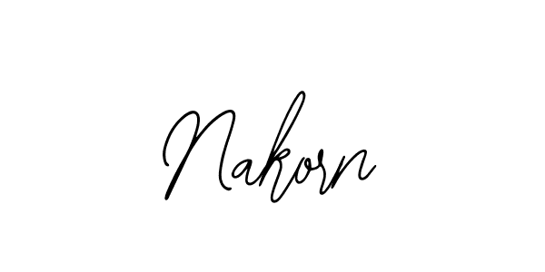 Make a beautiful signature design for name Nakorn. With this signature (Bearetta-2O07w) style, you can create a handwritten signature for free. Nakorn signature style 12 images and pictures png