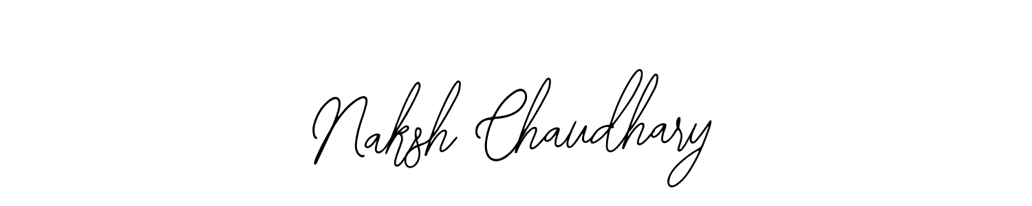 Also You can easily find your signature by using the search form. We will create Naksh Chaudhary name handwritten signature images for you free of cost using Bearetta-2O07w sign style. Naksh Chaudhary signature style 12 images and pictures png