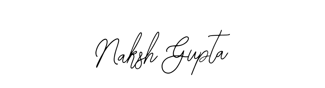 Make a beautiful signature design for name Naksh Gupta. Use this online signature maker to create a handwritten signature for free. Naksh Gupta signature style 12 images and pictures png
