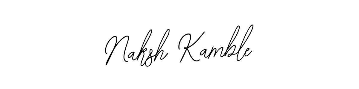 Make a beautiful signature design for name Naksh Kamble. With this signature (Bearetta-2O07w) style, you can create a handwritten signature for free. Naksh Kamble signature style 12 images and pictures png
