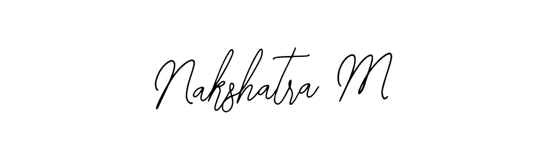 How to Draw Nakshatra M signature style? Bearetta-2O07w is a latest design signature styles for name Nakshatra M. Nakshatra M signature style 12 images and pictures png