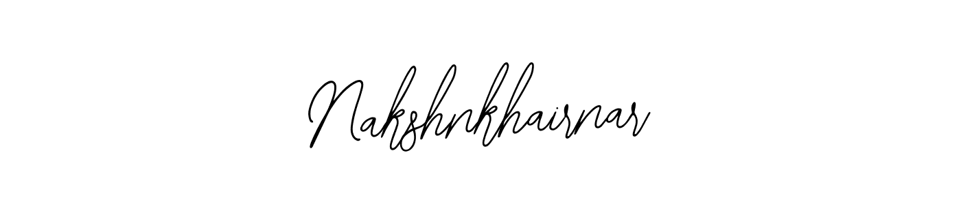 Nakshnkhairnar stylish signature style. Best Handwritten Sign (Bearetta-2O07w) for my name. Handwritten Signature Collection Ideas for my name Nakshnkhairnar. Nakshnkhairnar signature style 12 images and pictures png