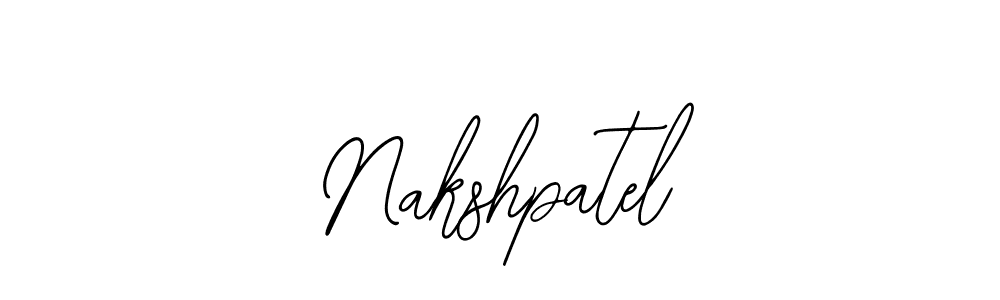 Similarly Bearetta-2O07w is the best handwritten signature design. Signature creator online .You can use it as an online autograph creator for name Nakshpatel. Nakshpatel signature style 12 images and pictures png
