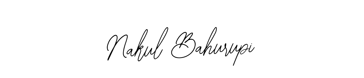 Make a beautiful signature design for name Nakul Bahurupi. Use this online signature maker to create a handwritten signature for free. Nakul Bahurupi signature style 12 images and pictures png