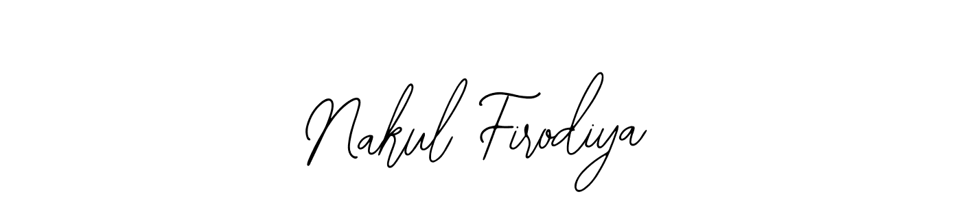 Also we have Nakul Firodiya name is the best signature style. Create professional handwritten signature collection using Bearetta-2O07w autograph style. Nakul Firodiya signature style 12 images and pictures png